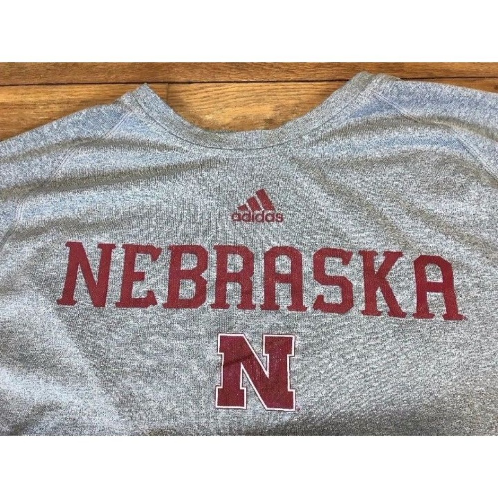 NEBRASKA HUSKERS ADIDAS CLIMALITE  SHIRT SIZE 2XL - Picture 2 of 5
